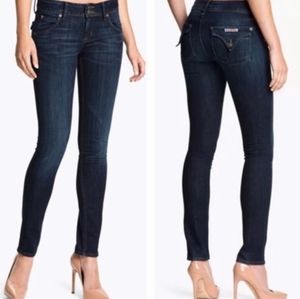 Hudson Collin Flap Skinny Dark Wash Jeans 28